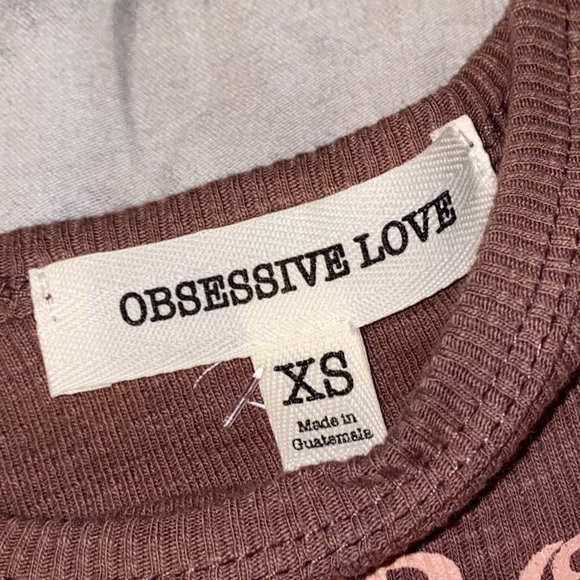 Thrifted Mocha Keep Growing Tank Top Size XS - Picture 3 of 3